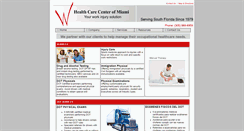 Desktop Screenshot of healthcarecentermiami.com